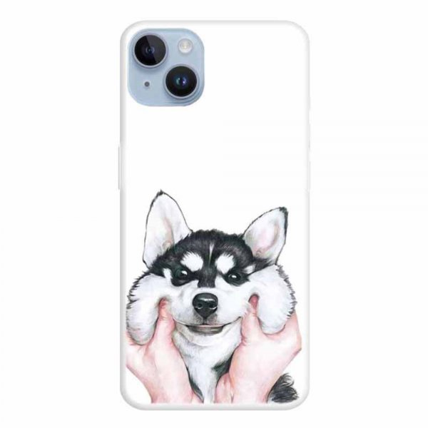 iPhone 15 Plus Cover Motiv Husky