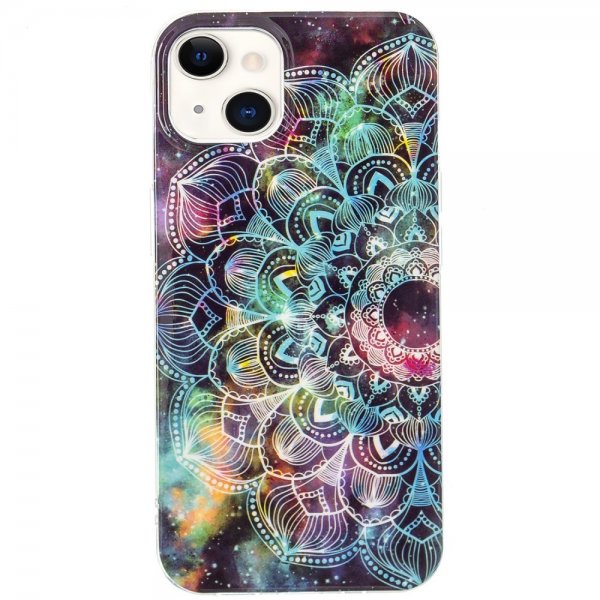 iPhone 15 Plus Cover Motiv Rum-Mandala