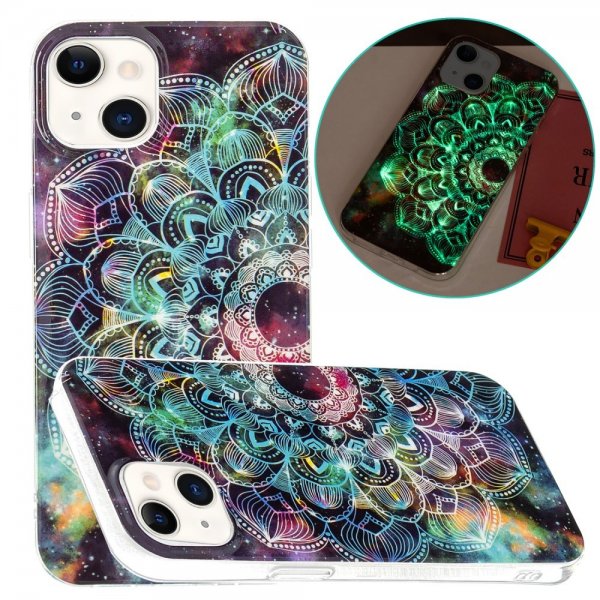 iPhone 15 Plus Cover Motiv Rum-Mandala