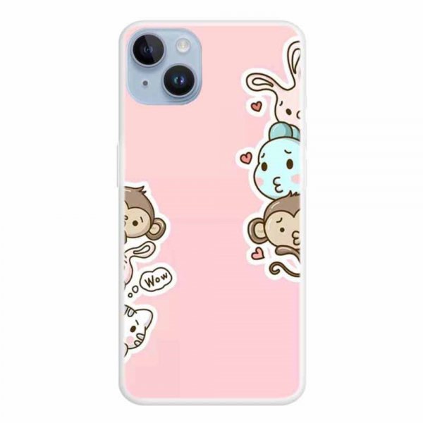 iPhone 15 Plus Cover Motiv Wow