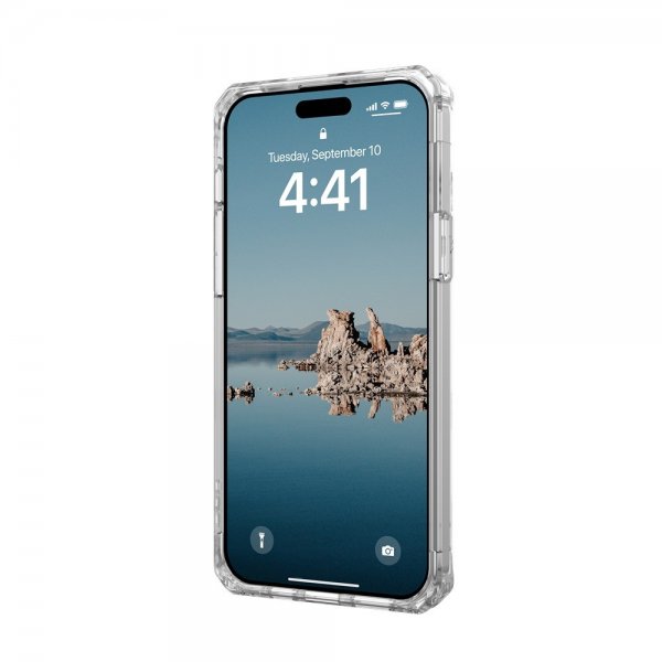 Urban Armor Gear (UAG) iPhone 15 Plus Cover Plyo MagSafe Ice Silver