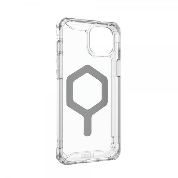 Urban Armor Gear (UAG) iPhone 15 Plus Cover Plyo MagSafe Ice Silver