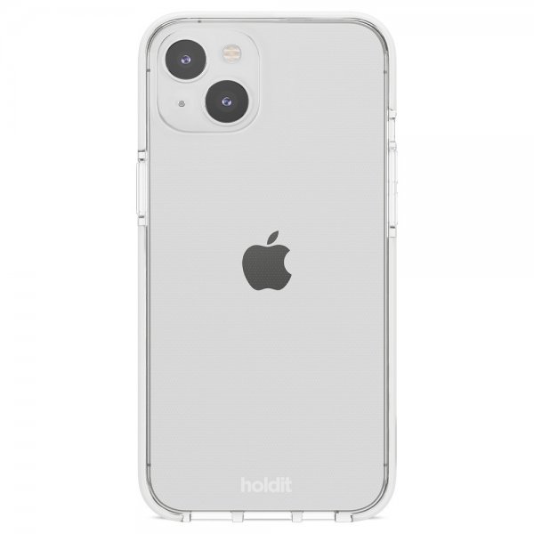 holdit iPhone 15 Plus Cover Seethru Hvid