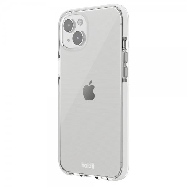 holdit iPhone 15 Plus Cover Seethru Hvid