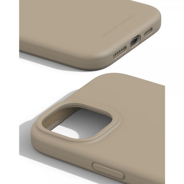 Ideal of Sweden iPhone 15 Plus Cover Silicone Case MagSafe Beige