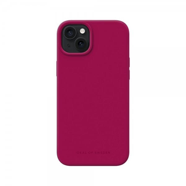 Ideal of Sweden iPhone 15 Plus Cover Silicone Case MagSafe Magenta