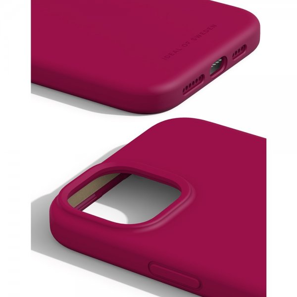 Ideal of Sweden iPhone 15 Plus Cover Silicone Case MagSafe Magenta