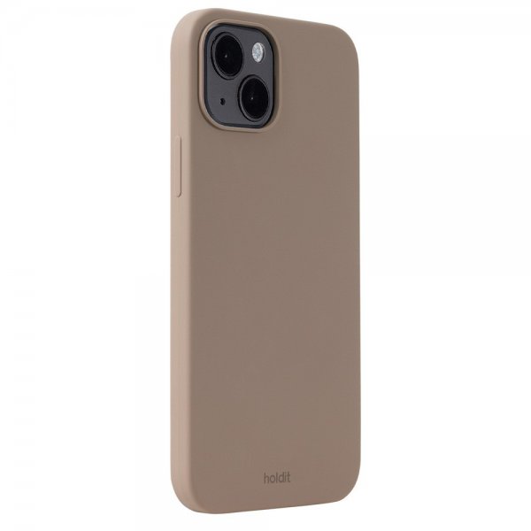 holdit iPhone 15 Plus Cover Silikone Mocha Brown