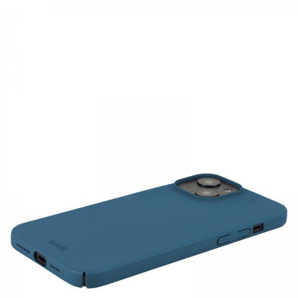 Holdit iPhone 15 Plus Cover Slim Case Denim Blue