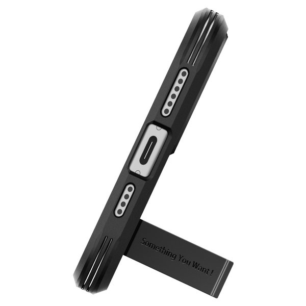 Spigen iPhone 15 Plus Cover Tough Armor MagFit Sort