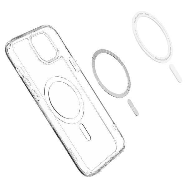 Spigen iPhone 15 Plus Cover Ultra Hybrid MagFit Hvid