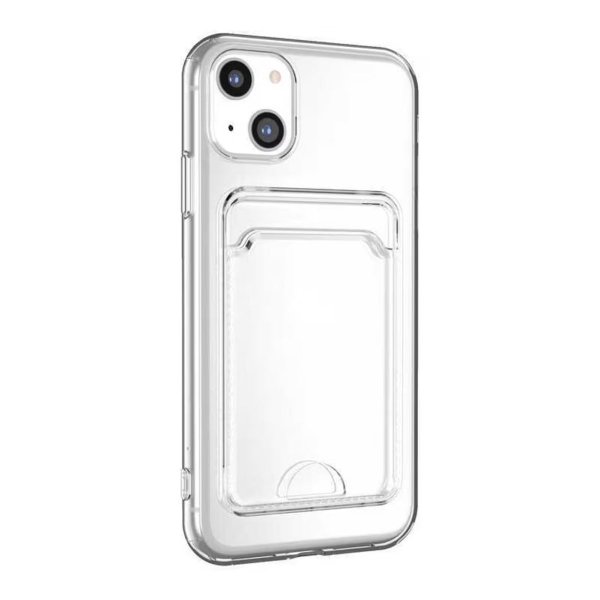 iPhone 15 Plus Cover Pung Stødsikkert Gennemsigtigt