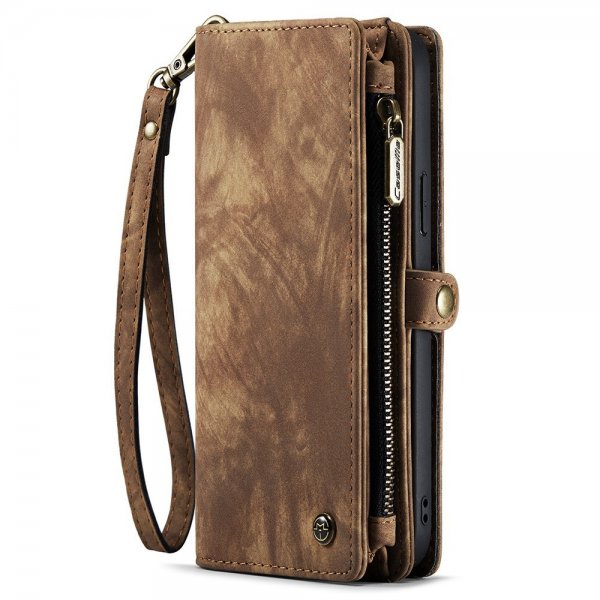 CaseMe iPhone 15 Pro Cover 008 Series Aftageligt Cover Brun