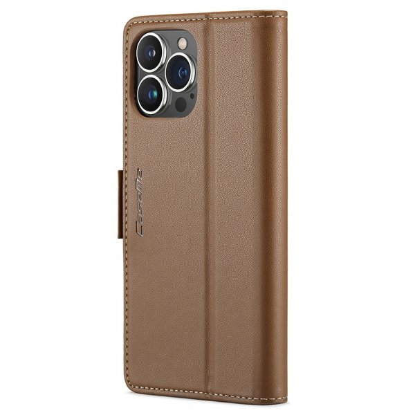 CaseMe iPhone 15 Pro Cover 023-serie Brun