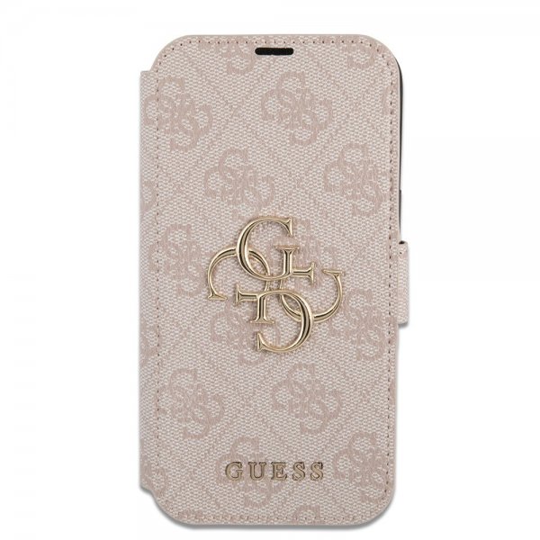 Guess iPhone 15 Pro Cover 4G Logo Rose