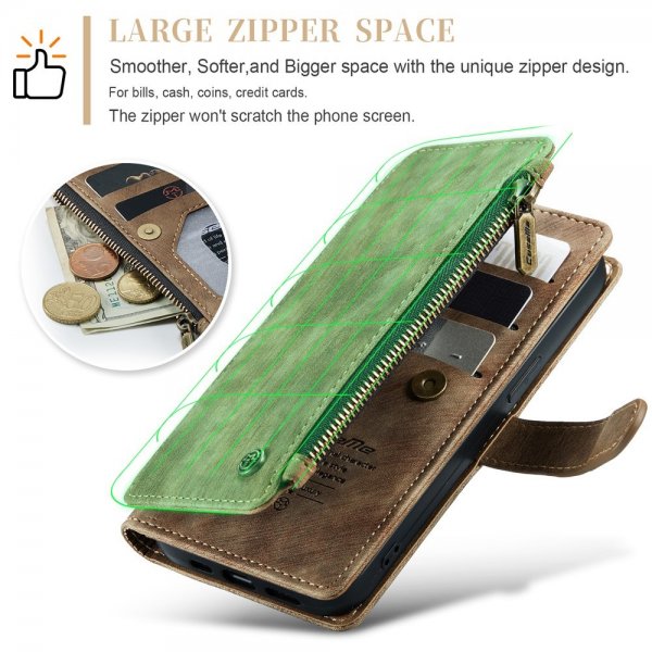 CaseMe iPhone 15 Pro Cover C30-serien Brun