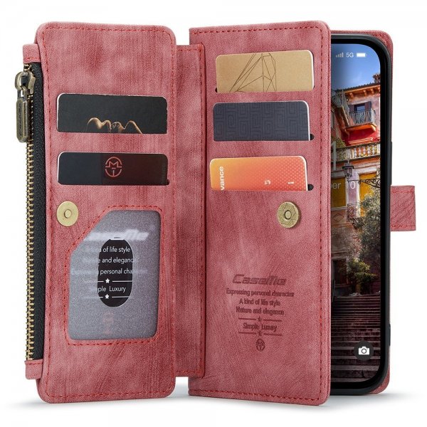 CaseMe iPhone 15 Pro Cover C30 Series Rød