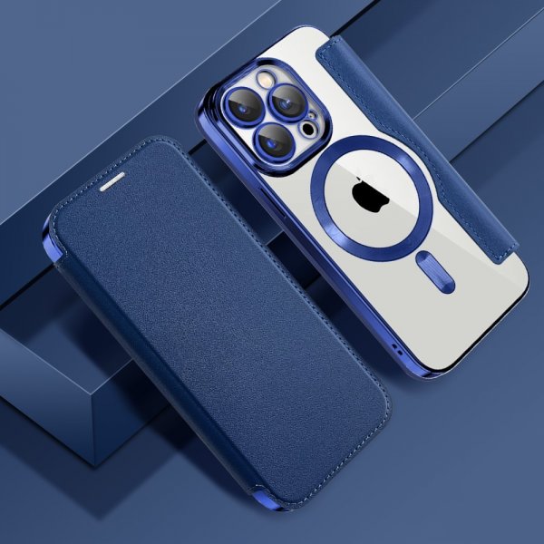 iPhone 15 Pro Cover MagSafe Blå