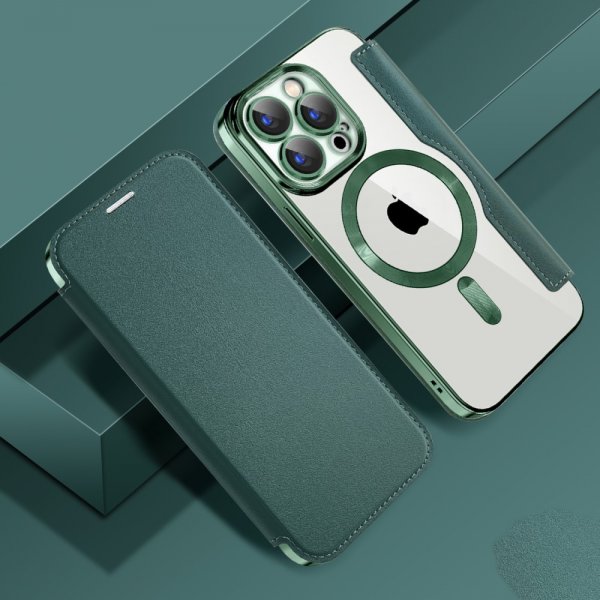iPhone 15 Pro Cover MagSafe Grøn