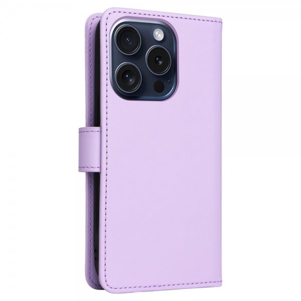 Betopnice iPhone 15 Pro Cover med Aftageligt Skal 005 Lilla