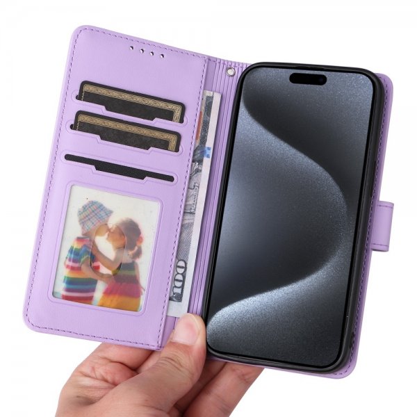 Betopnice iPhone 15 Pro Cover med Aftageligt Skal 005 Lilla