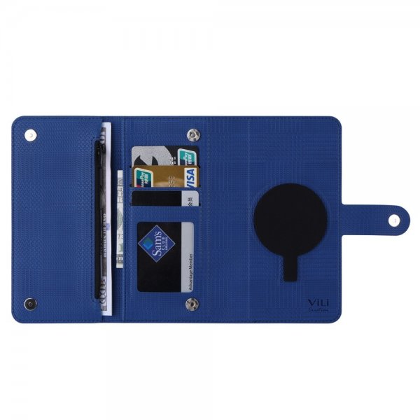 VILI iPhone 15 Pro Cover med Aftageligt Cover GHB Series MagSafe Blå