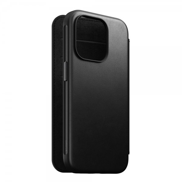 Nomad iPhone 15 Pro Cover Modern Leather Folio Sort