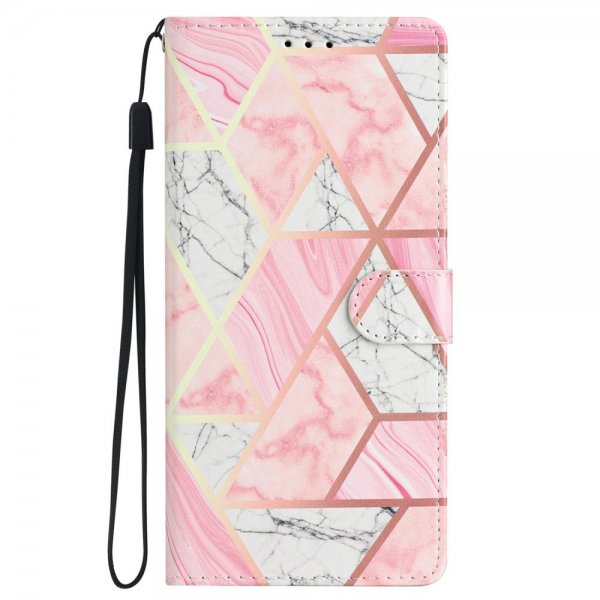 iPhone 15 Pro Cover Motiv Rosa Marmor