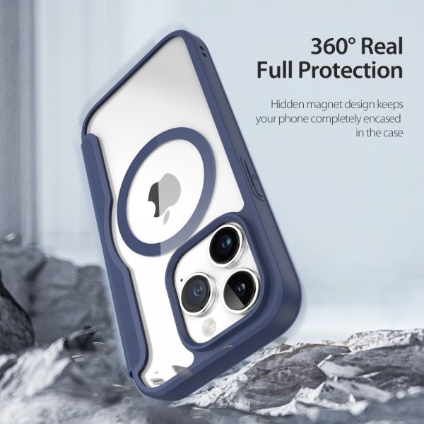 Dux Ducis iPhone 15 Pro Cover Skin X Pro Series MagSafe Blå