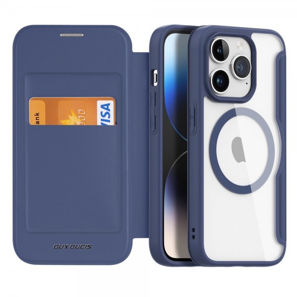 Dux Ducis iPhone 15 Pro Cover Skin X Pro Series MagSafe Blå
