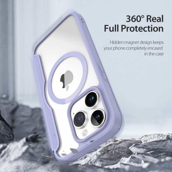 Dux Ducis iPhone 15 Pro Cover Skin X Pro Series MagSafe Lilla