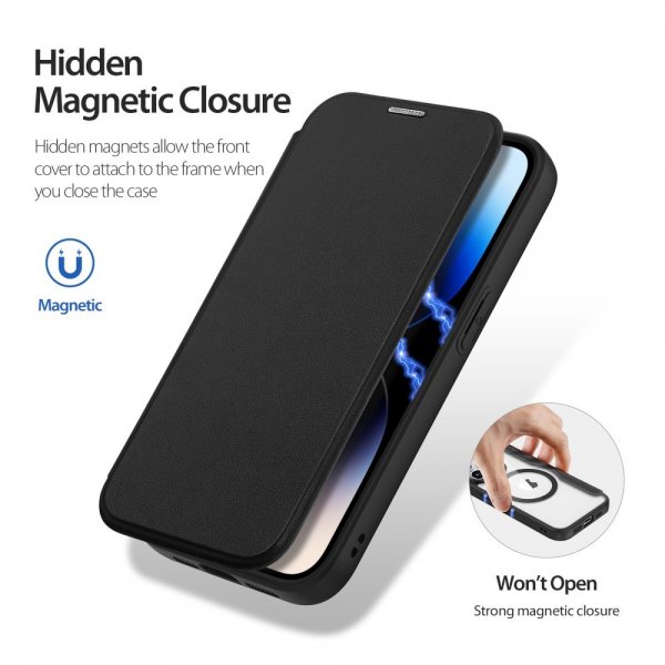 Dux Ducis iPhone 15 Pro Cover Skin X Pro Series MagSafe Sort