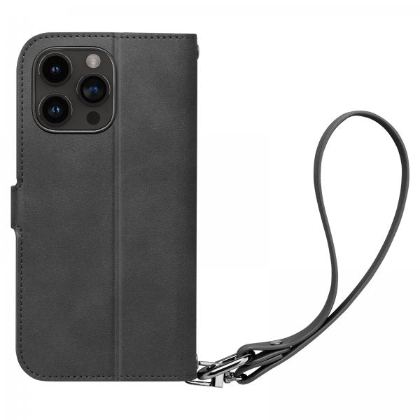 Spigen iPhone 15 Pro Cover Wallet S Pro Sort