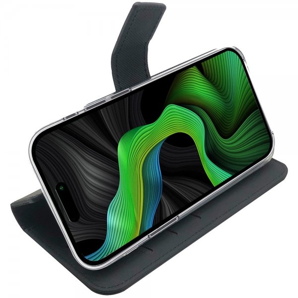Celly iPhone 15 Pro Cover Wally Wallet Case Sort
