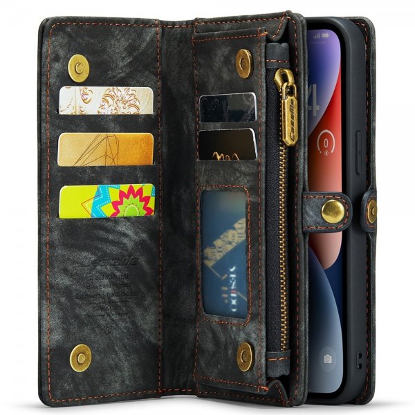 CaseMe iPhone 15 Pro Max Etui 008 Series Aftagelig Skal Sort