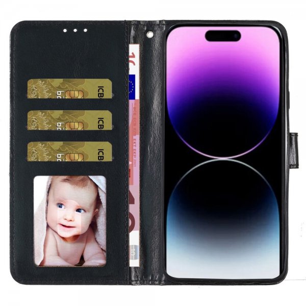 iPhone 15 Pro Max Cover Glimmer Sort