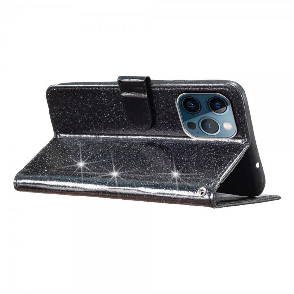 iPhone 15 Pro Max Cover Glimmer Sort