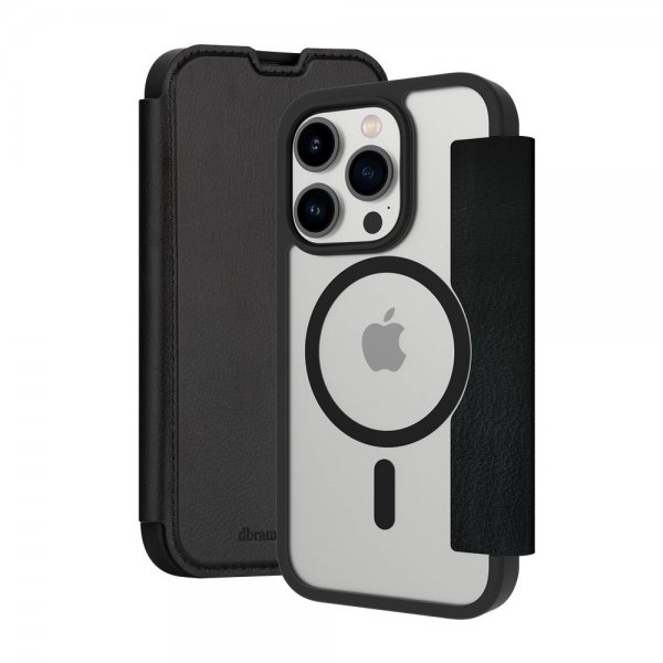 dbramante1928 iPhone 15 Pro Max Cover Helsinki MagSafe Clear/Black