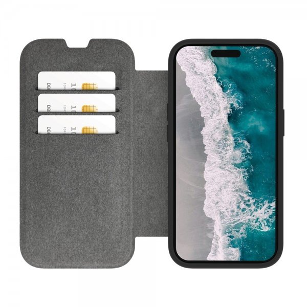 dbramante1928 iPhone 15 Pro Max Cover Helsinki MagSafe Clear/Black