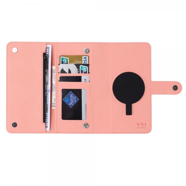 VILI iPhone 15 Pro Max Etui med Aftageligt Cover GHB Series MagSafe Rosa