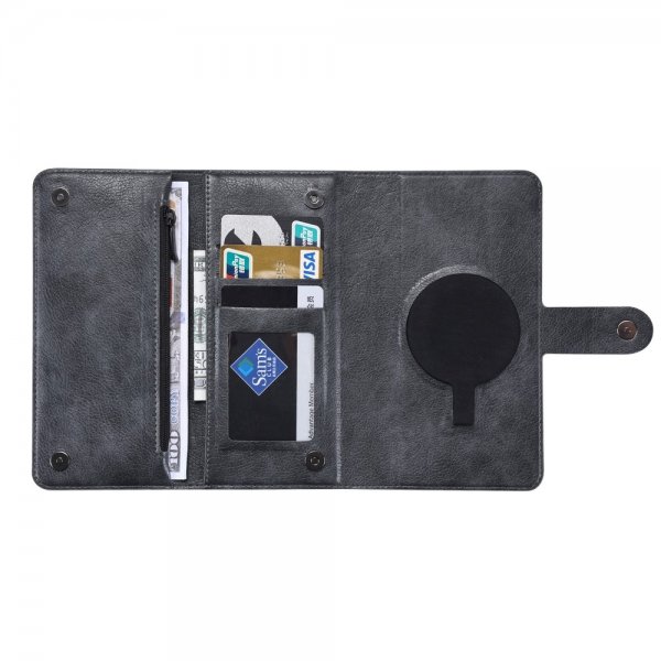 VILI iPhone 15 Pro Max Etui med Aftageligt Cover GV Series MagSafe Sort