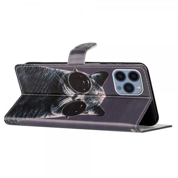 iPhone 15 Pro Max Cover Motiv Kat med Solbriller