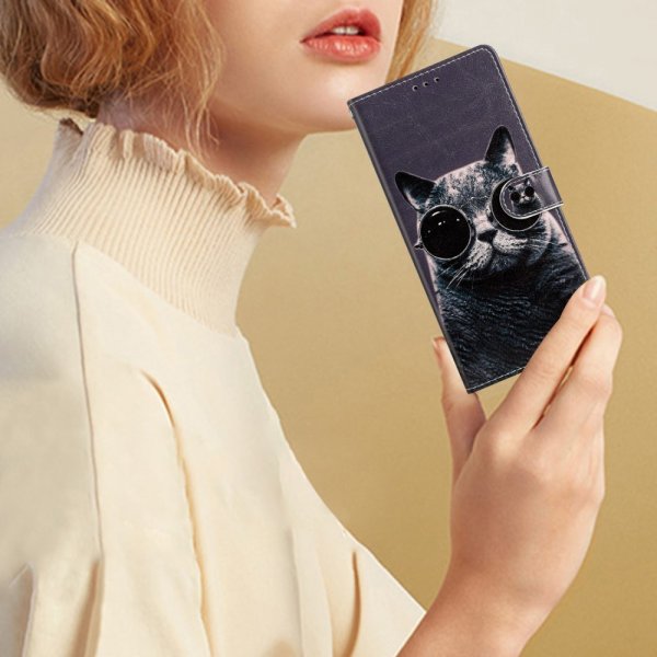 iPhone 15 Pro Max Cover Motiv Kat med Solbriller