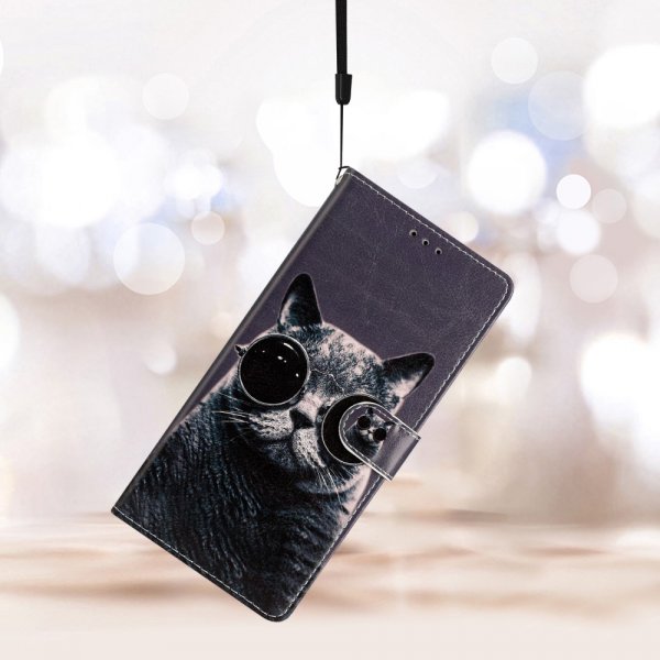 iPhone 15 Pro Max Cover Motiv Kat med Solbriller