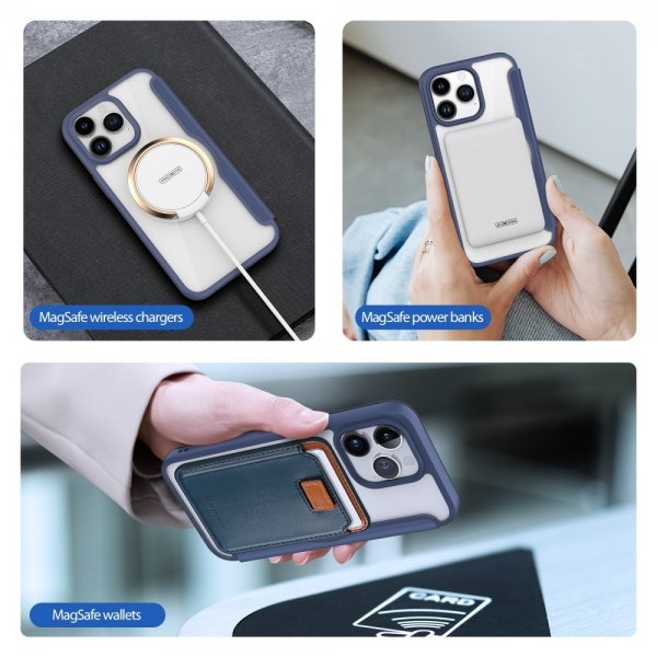 Dux Ducis iPhone 15 Pro Max Cover Skin X Pro Series MagSafe Blå