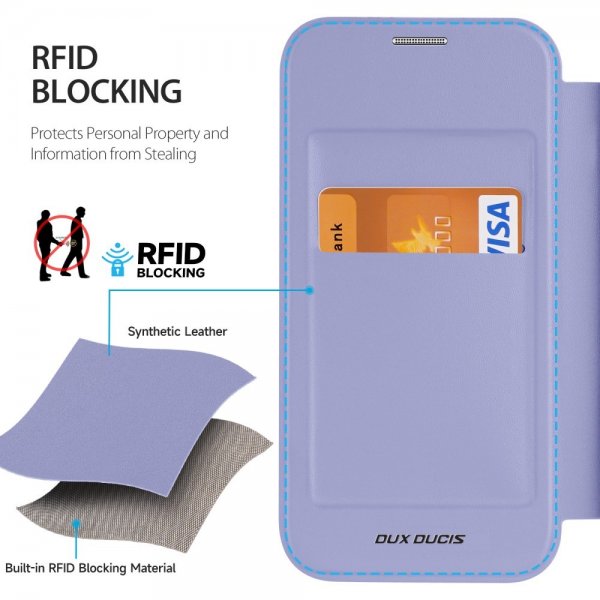 Dux Ducis iPhone 15 Pro Max Cover Skin X Pro Series MagSafe Lilla