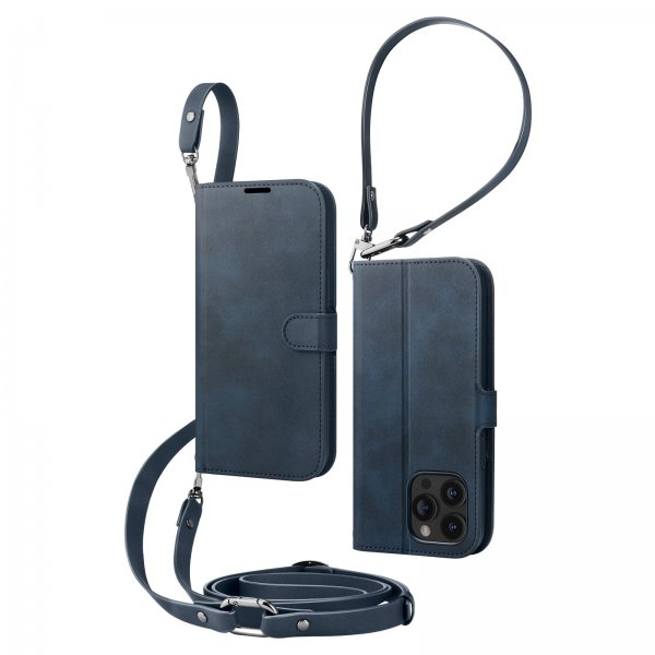 Spigen iPhone 15 Pro Max Cover Wallet S Pro Navy