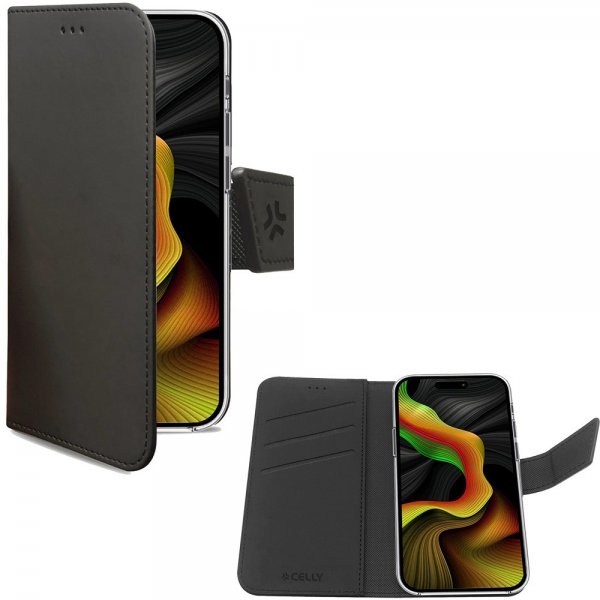 Celly iPhone 15 Pro Max Cover Wally Wallet Case Sort