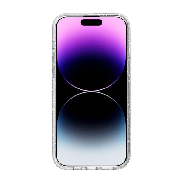 iPhone 15 Pro Max Cover Glitter MagSafe Transparent