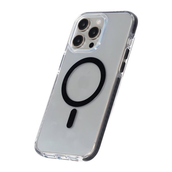 iPhone 15 Pro Max Cover Stødsikkert MagSafe Sort